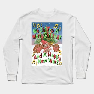 We Shi Tzu A Merry Christmas And A Happy New Year! Long Sleeve T-Shirt